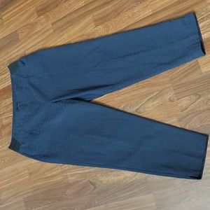 Investment Navy Pull On Ankle Pants